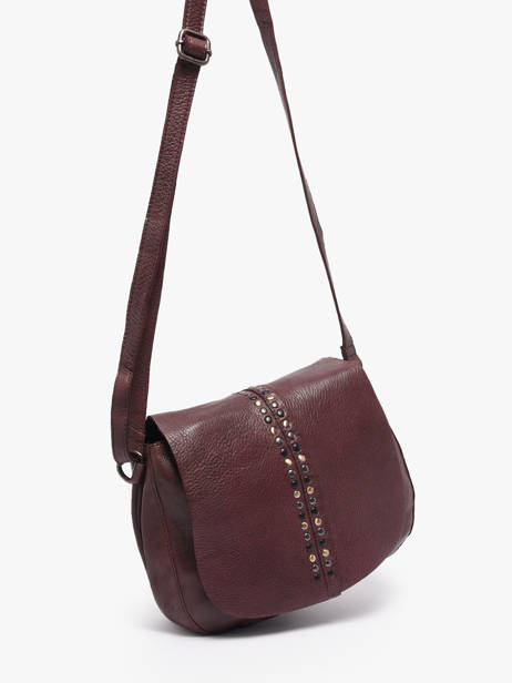 Cross Body Tas Heritage Leder Biba Violet heritage HAK2L ander zicht 1